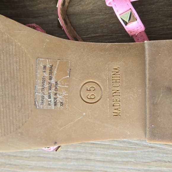 Steve Madden Travel Studded Strappy Sandals - Picture 8 of 8